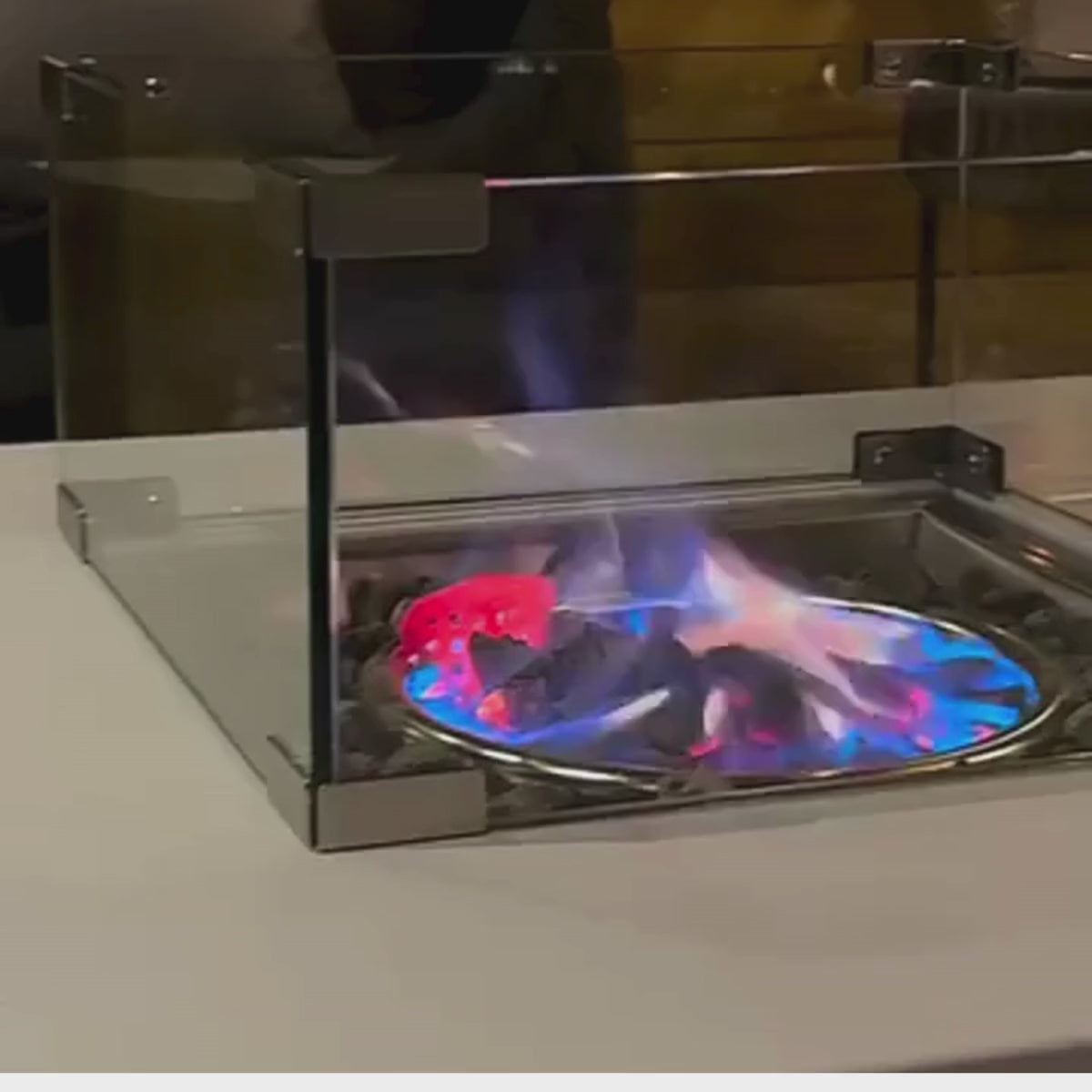 Tatta 4-Piece Woven Rope Outdoor Swivel Sofa Set with 360° Rotation and Coffee Table